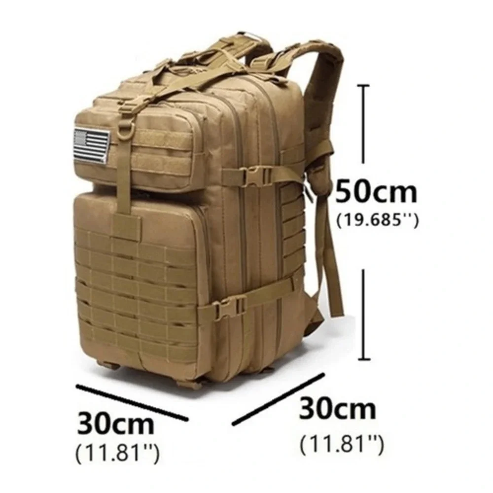StealthX Military Unisex 45L Backpack Waterproof Backpacking Tactical‎ Organizer